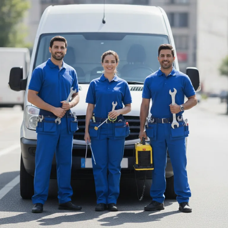 Industriële Wasserij team in Berchem